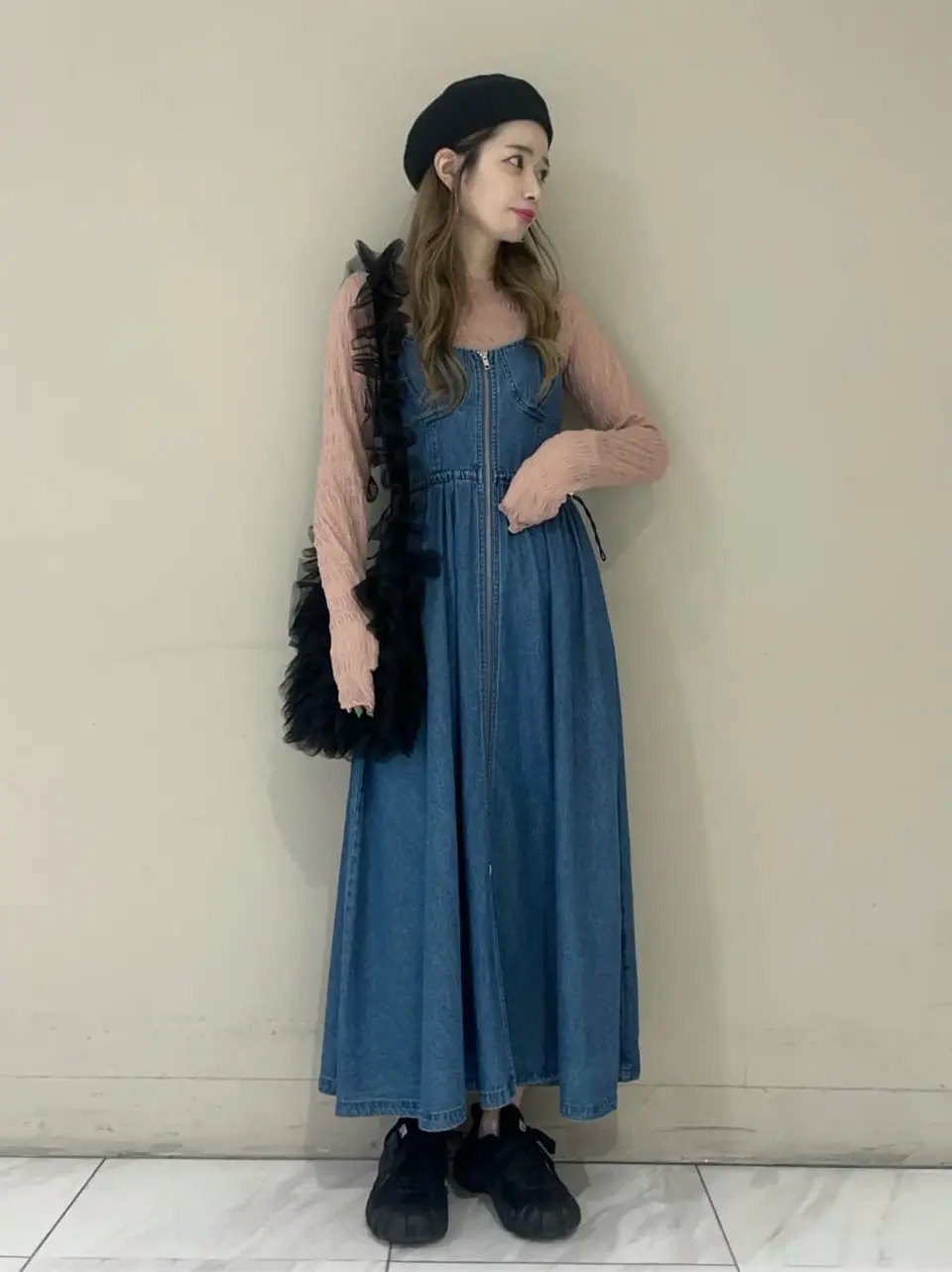 SUGAR SPOON デニムコルセットキャミワンピ/Green Parks（グリーン