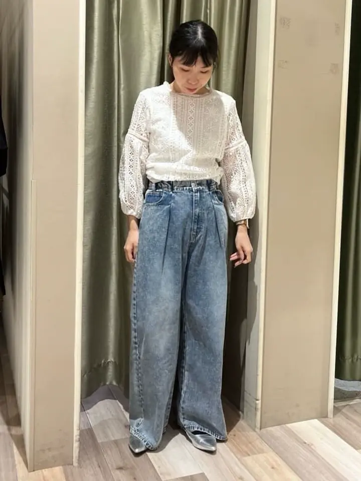 レースプルオーバー/earth music&ecology（アース ミュージック