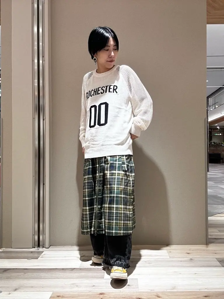 Zip チェックキャミワンピース/Green Parks（グリーン パークス）の