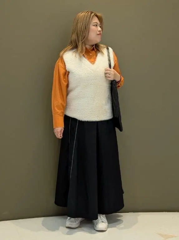 ナイロンラインフレアスカート/Green Parks（グリーン パークス）の