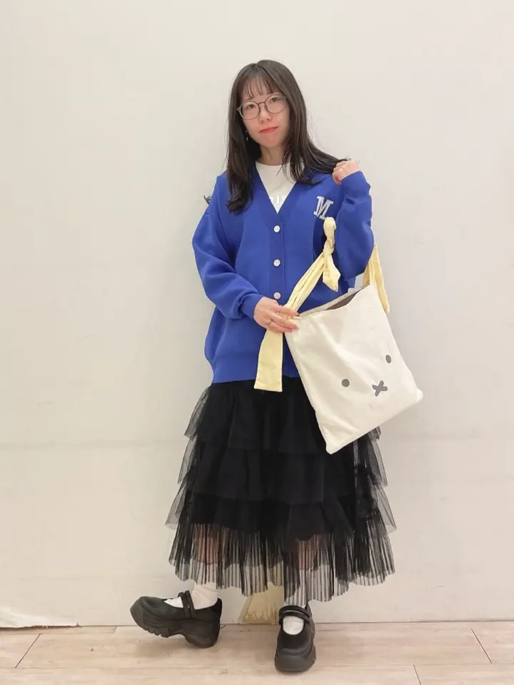 Miffy/フェイスジャガードニットカーディガン/Green Parks（グリーン