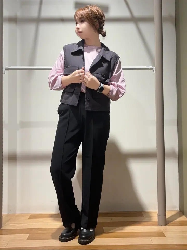 接触冷感7分袖タックスリーブカットプルオーバー/AMERICAN HOLIC