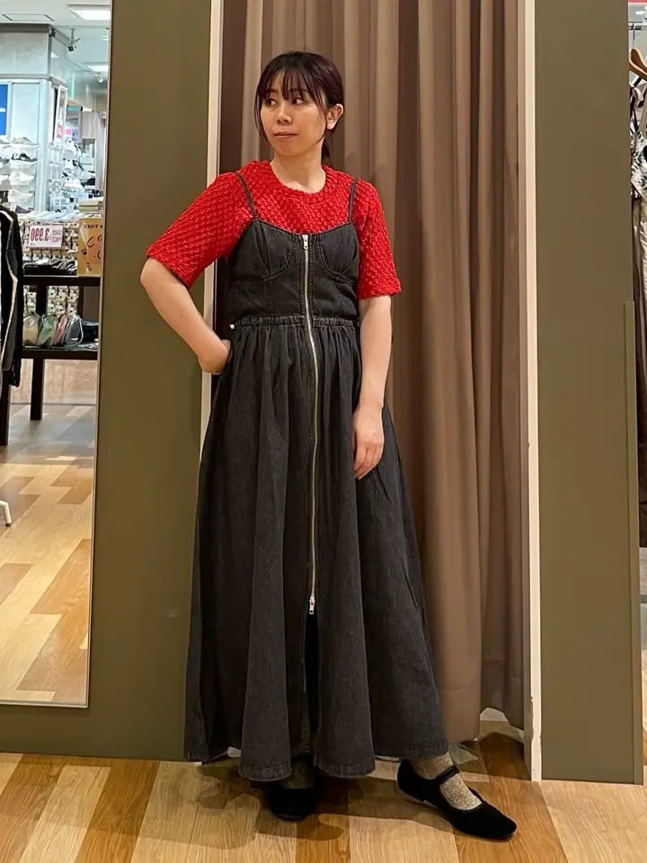 SUGAR SPOON デニムコルセットキャミワンピ/Green Parks（グリーン