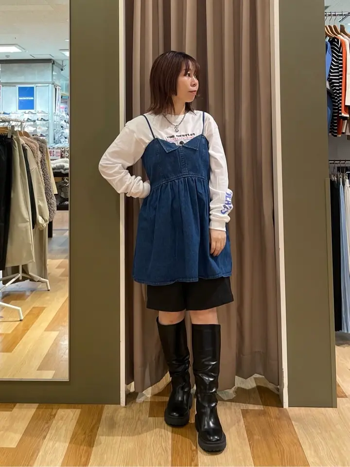 SUGAR SPOON デニムキャミチュニック/Green Parks（グリーン パークス