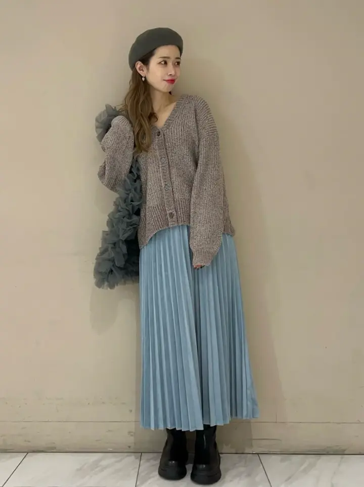 OTO.HA. チュールフリルA4トートバッグ/Green Parks（グリーン