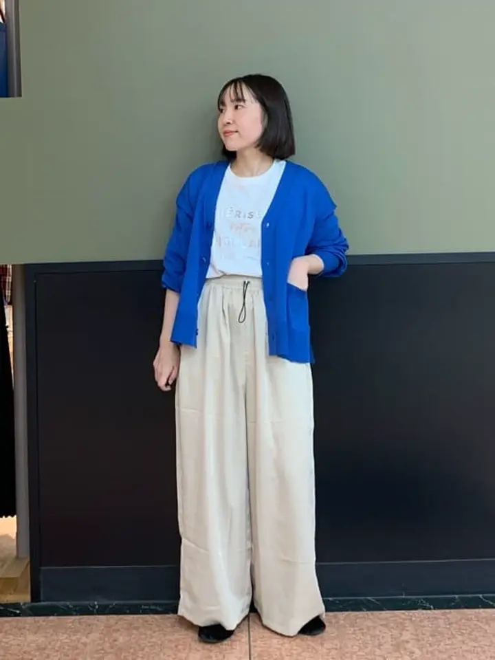 洗える Vネックカーディガン/Green Parks（グリーン パークス）の