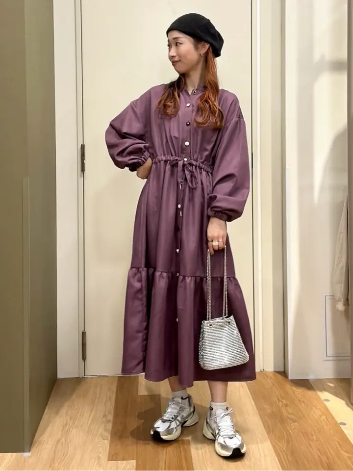 ELENCARE DUE イロイロ釦ワンピース/Green Parks（グリーン パークス