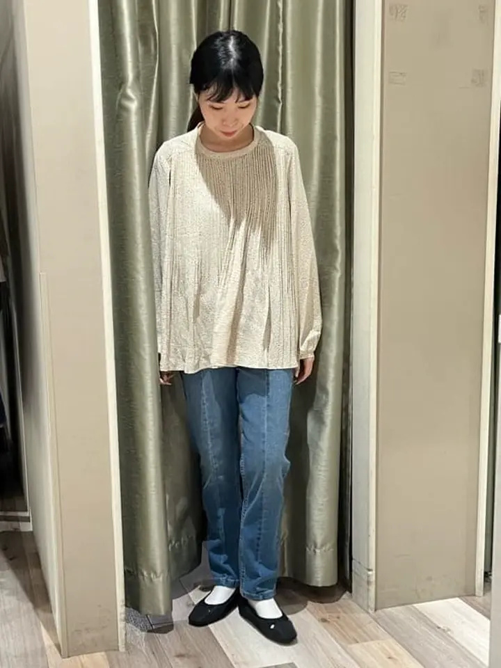 消しプリーツブラウス/Green Parks（グリーン パークス）のブラウス