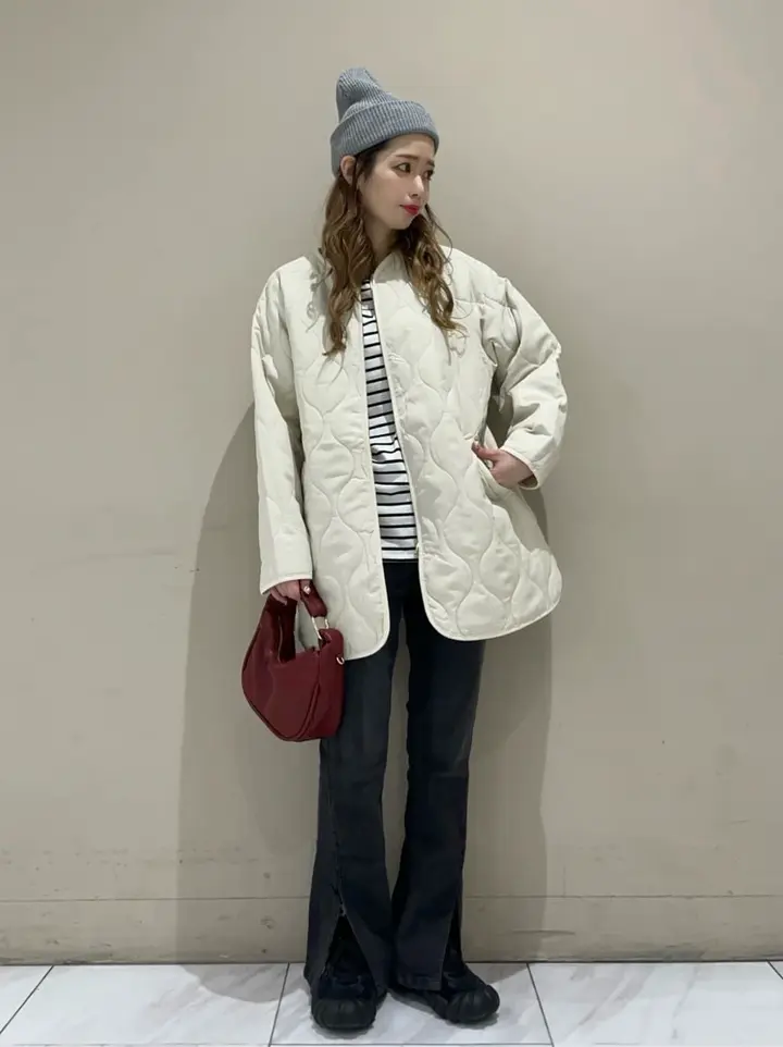 ≪USED≫撥水加工 キルティングZIPブルゾン/Green Parks（グリーン