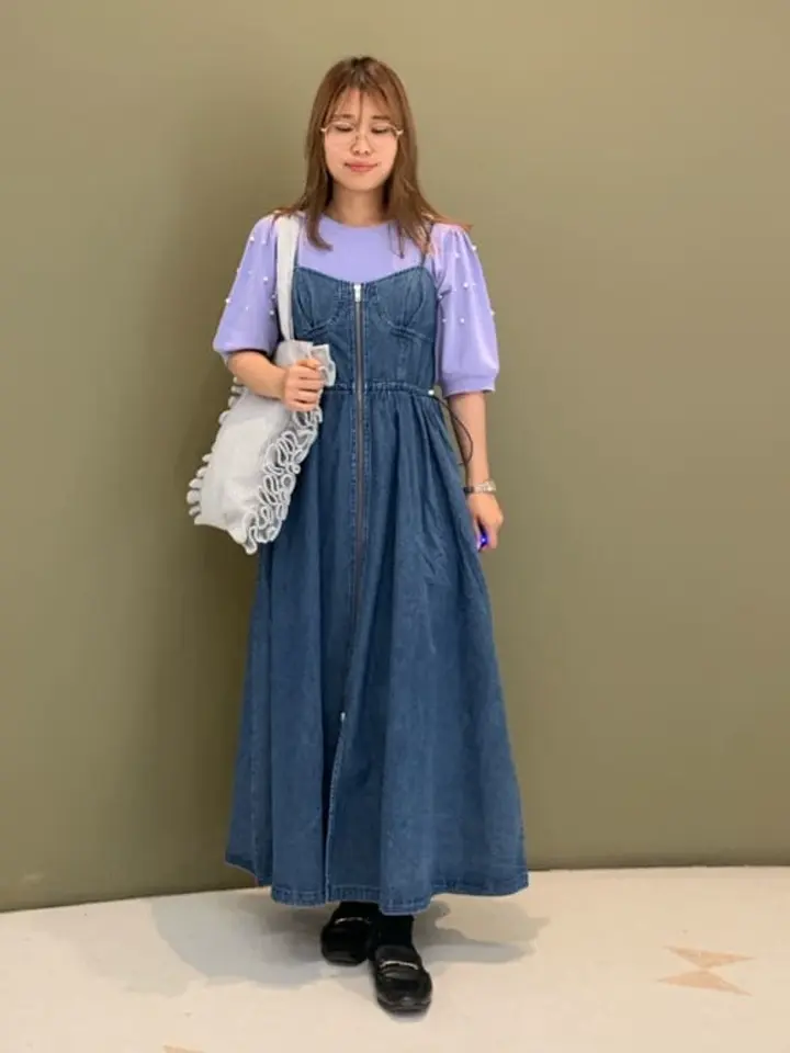 SUGAR SPOON デニムコルセットキャミワンピ/Green Parks（グリーン