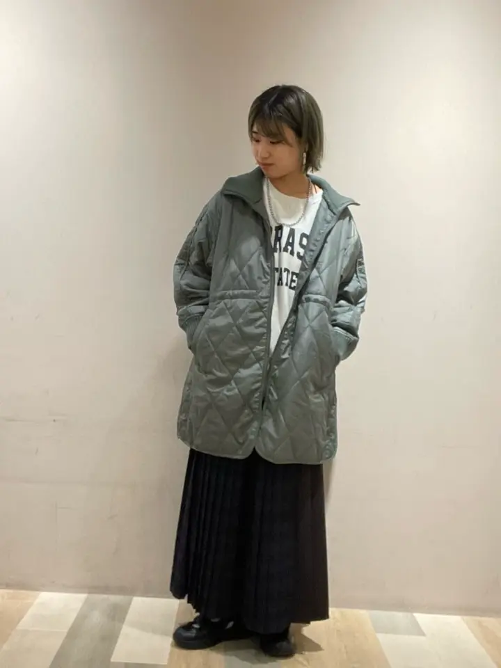 リブスタンドキルティングコート/Green Parks（グリーン パークス）の