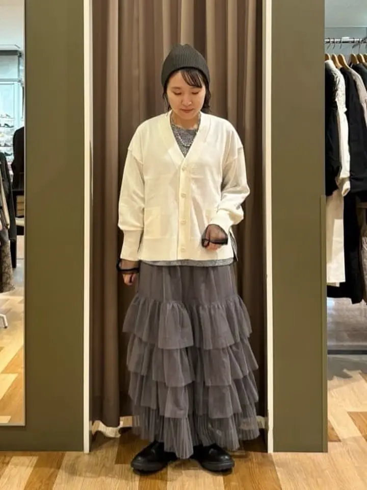 洗える Vネックカーディガン/Green Parks（グリーン パークス）の