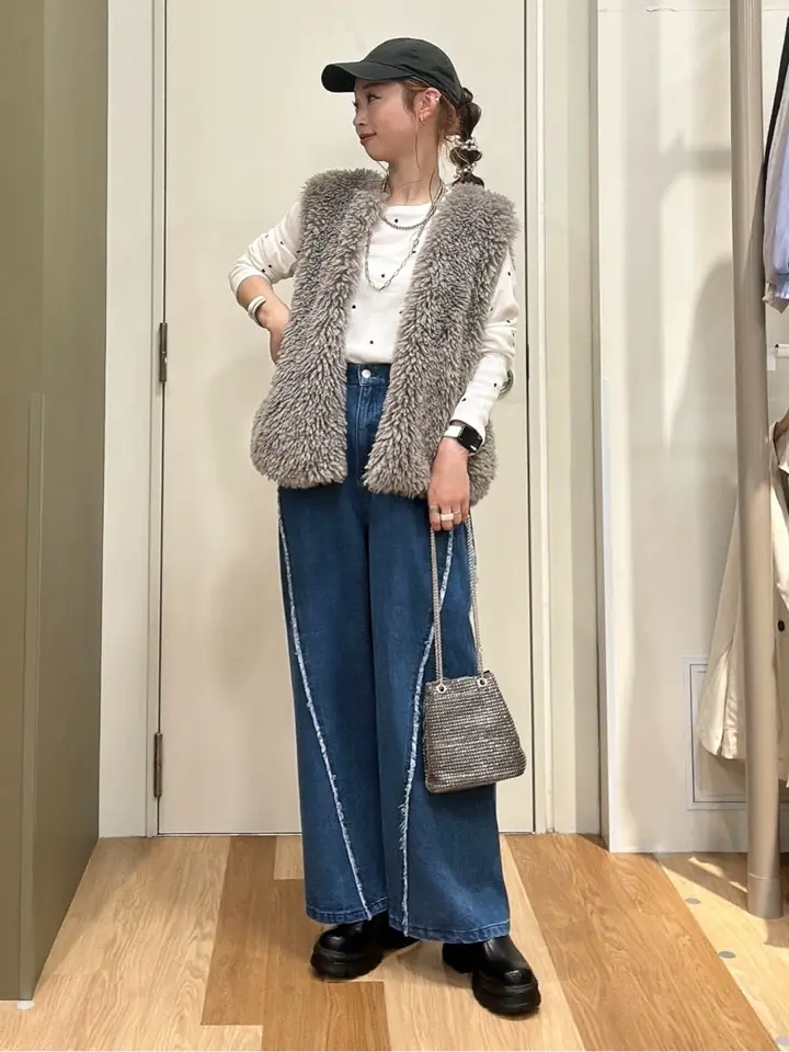 andmikka 2WAYキラキラ巾着バッグ/Green Parks（グリーン パークス）の