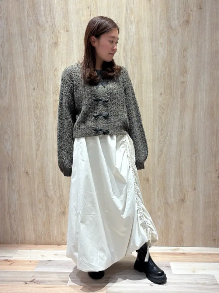 □高橋愛×GreenParksメニーリボンニット/Green Parks（グリーン