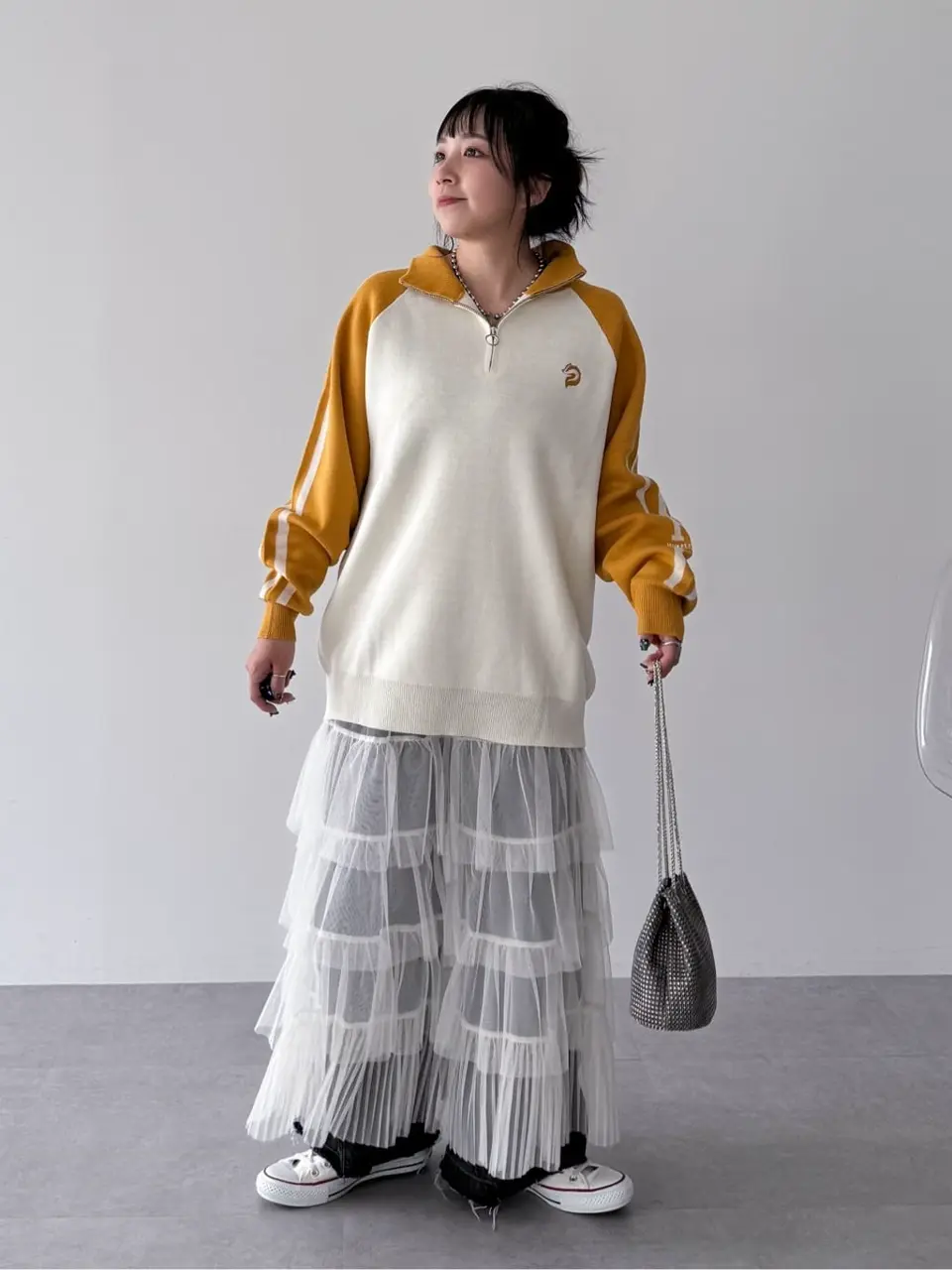 andmikka 2WAYキラキラ巾着バッグ/Green Parks（グリーン パークス）の