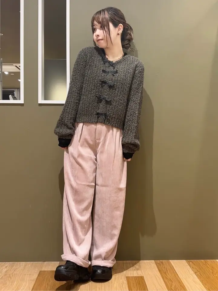 ≪USED≫コーデュロイタックワイドパンツ/AMERICAN HOLIC（アメリカン