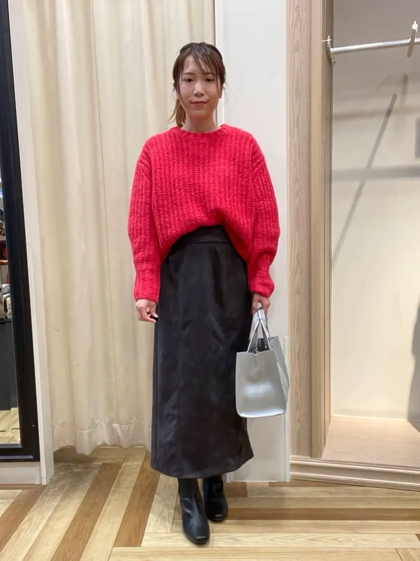 ざっくりローゲージニットプルオーバー/Green Parks（グリーン