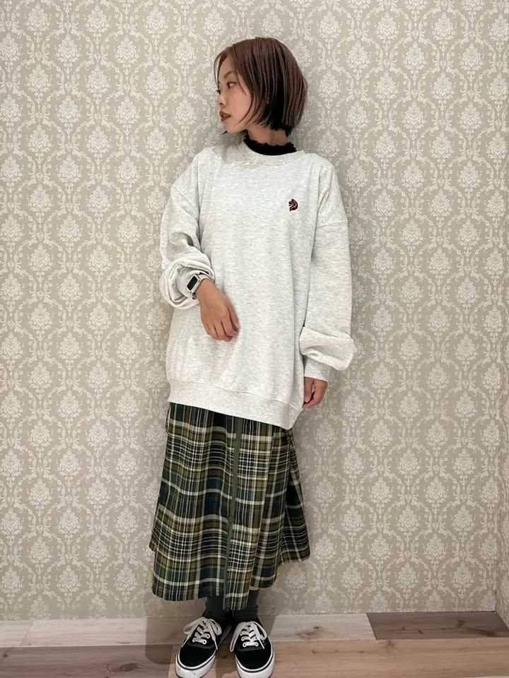 バーバリー チェック ワンピース チェックWIDEフレアワンピース(one BLUE×BRN): ワンピース｜URBAN