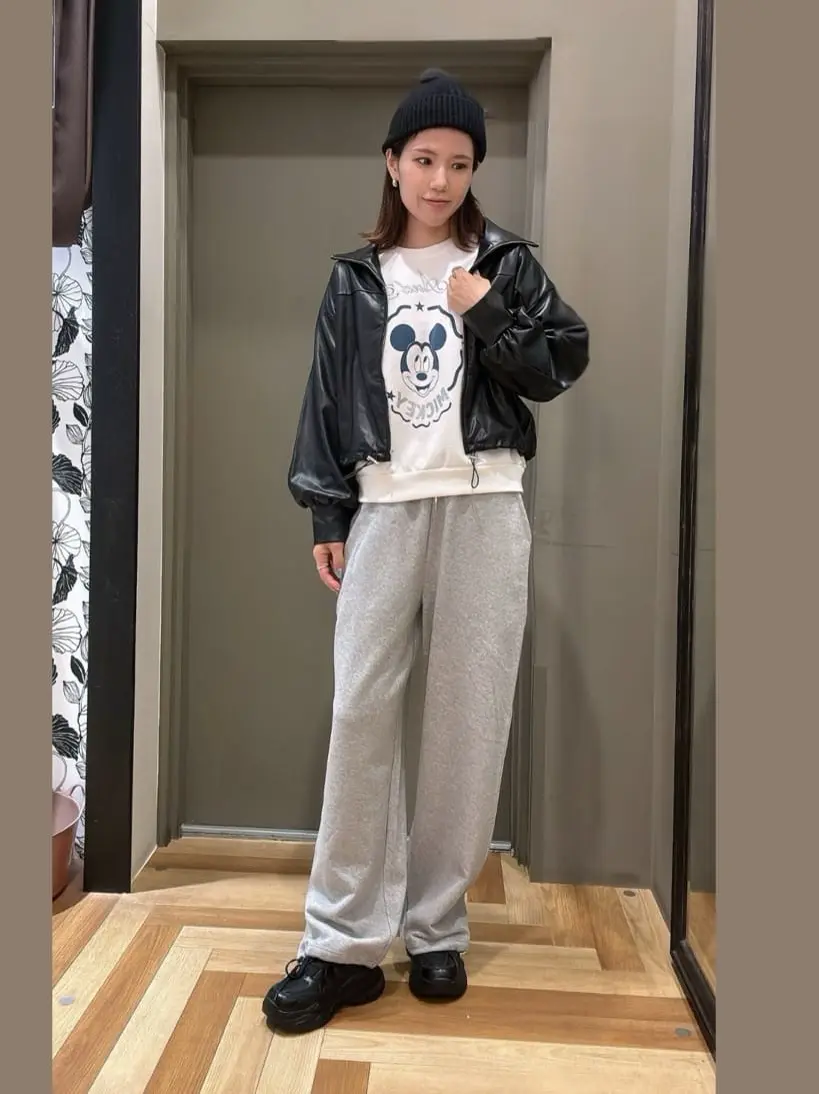 フェイクレザードロストブルゾン/Green Parks（グリーン パークス）の