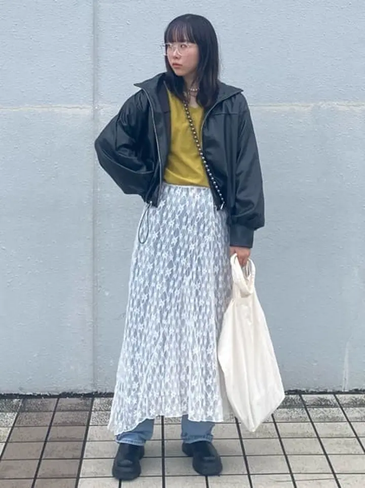 洗える Vネックドルマンニットプルオーバー/Green Parks（グリーン