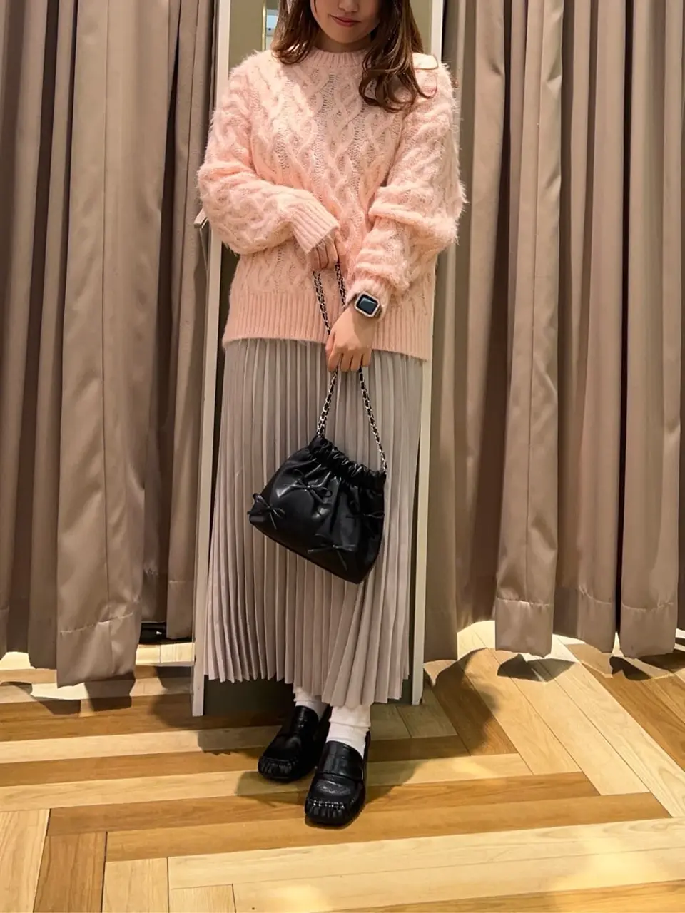 armonia.シャギーケーブルニット/Green Parks（グリーン パークス）の