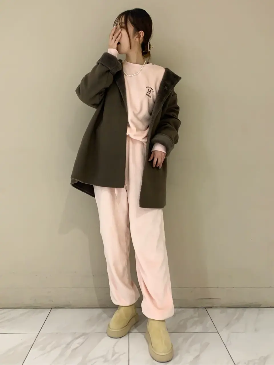 フーディガウンコート/Green Parks（グリーン パークス）のアウター