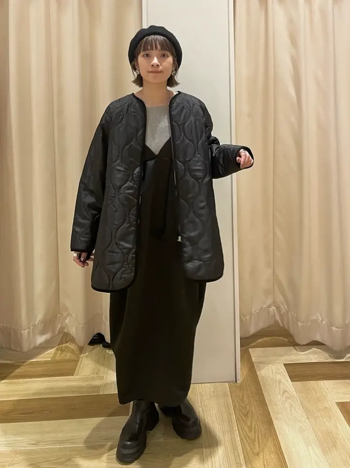 ≪USED≫撥水加工 キルティングZIPブルゾン/Green Parks（グリーン