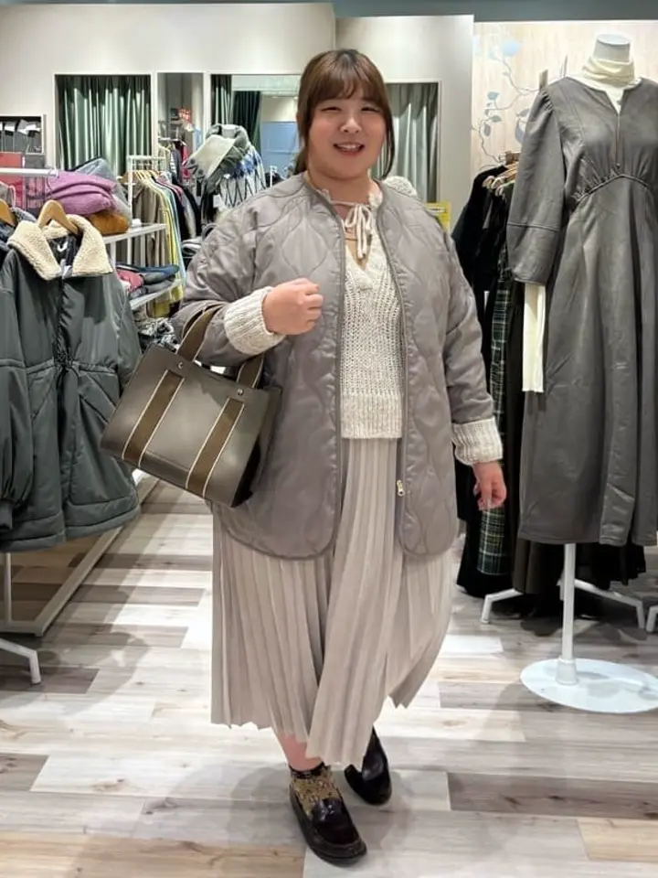 撥水加工 キルティングZIPブルゾン/Green Parks（グリーン パークス