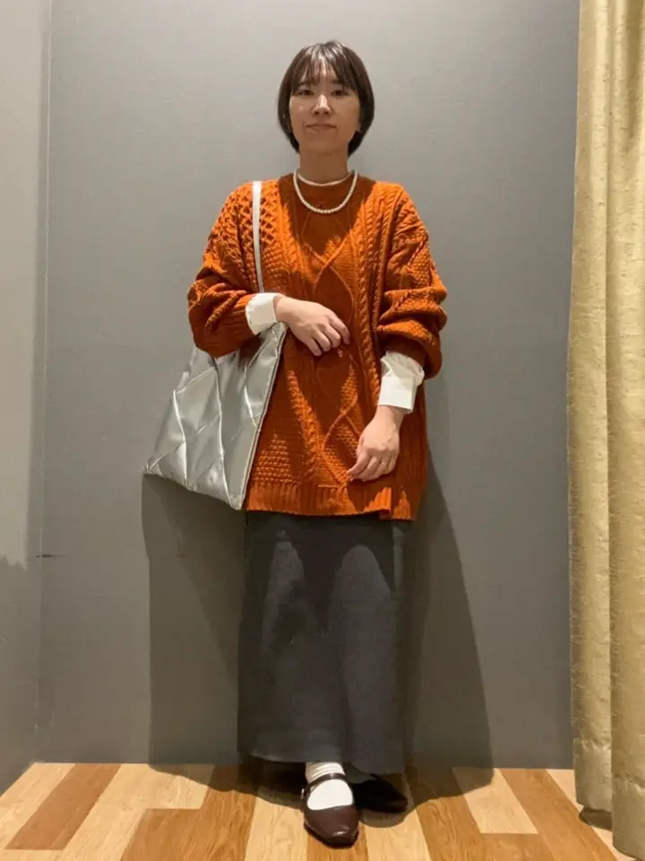 SET Zipニットベスト+ブラウス/earth music&ecology（アース