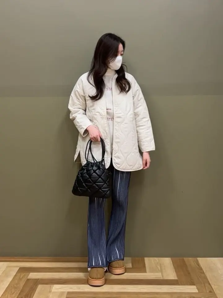 【美品✨レア】 23区GOLF ブルゾン ジップアップ キルティング 4L 黒 ≪USED≫撥水加工 キルティングZIPブルゾン/Green Parks（グリーン