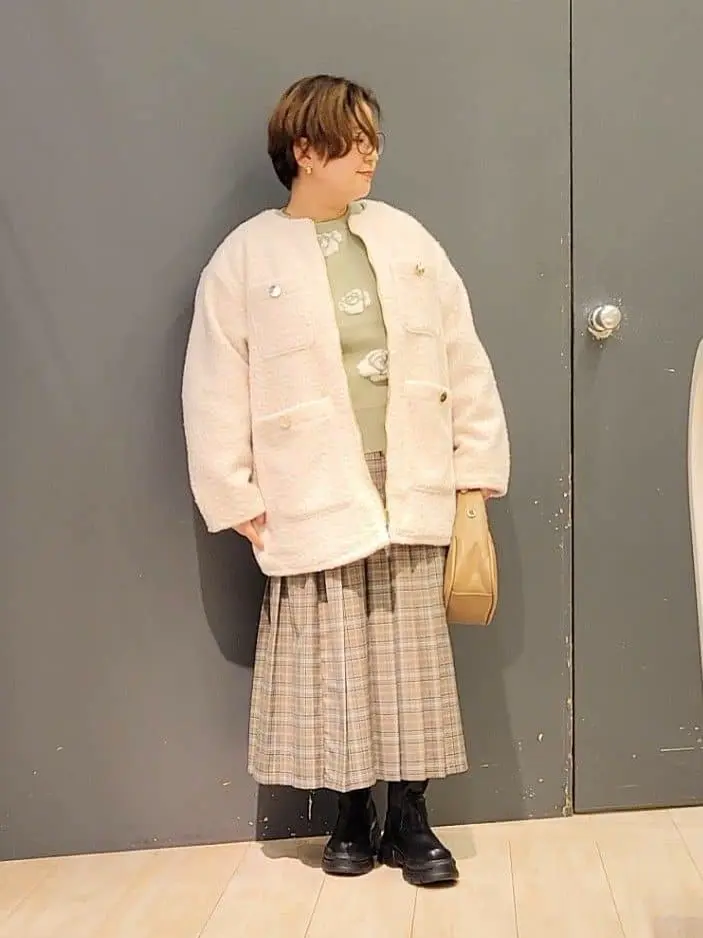 ≪USED≫・swing by バラジャカードニット/Green Parks（グリーン