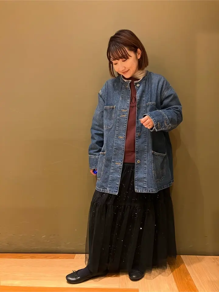 レア！45R ♡ デニムカバーオール デニムカバーオール/AMERICAN HOLIC（アメリカンホリック）のその他