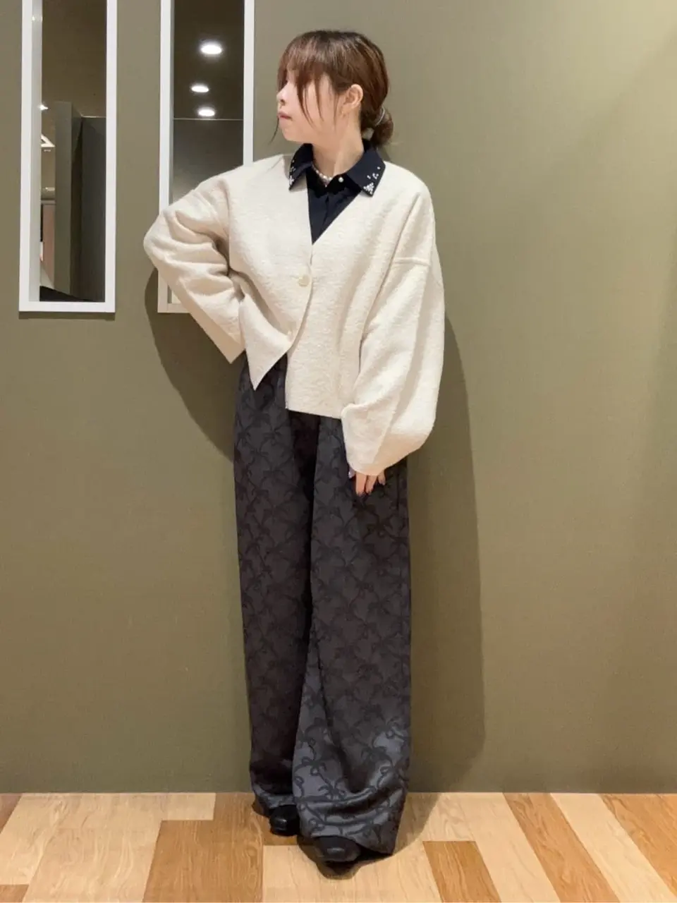 リバーシブルカーディガン/Green Parks（グリーン パークス）の