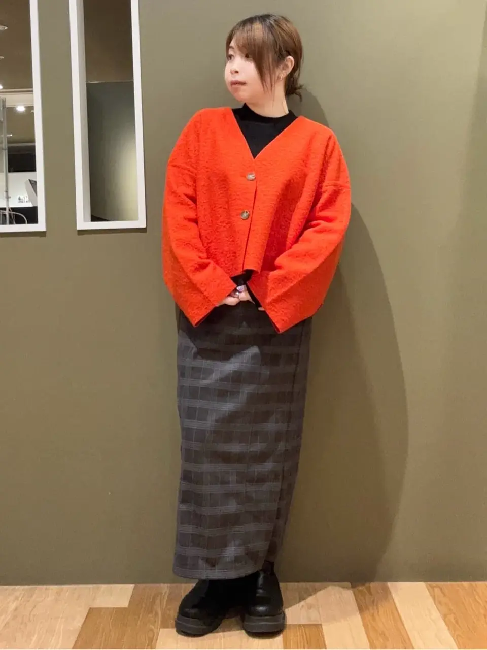 リバーシブルカーディガン/Green Parks（グリーン パークス）の