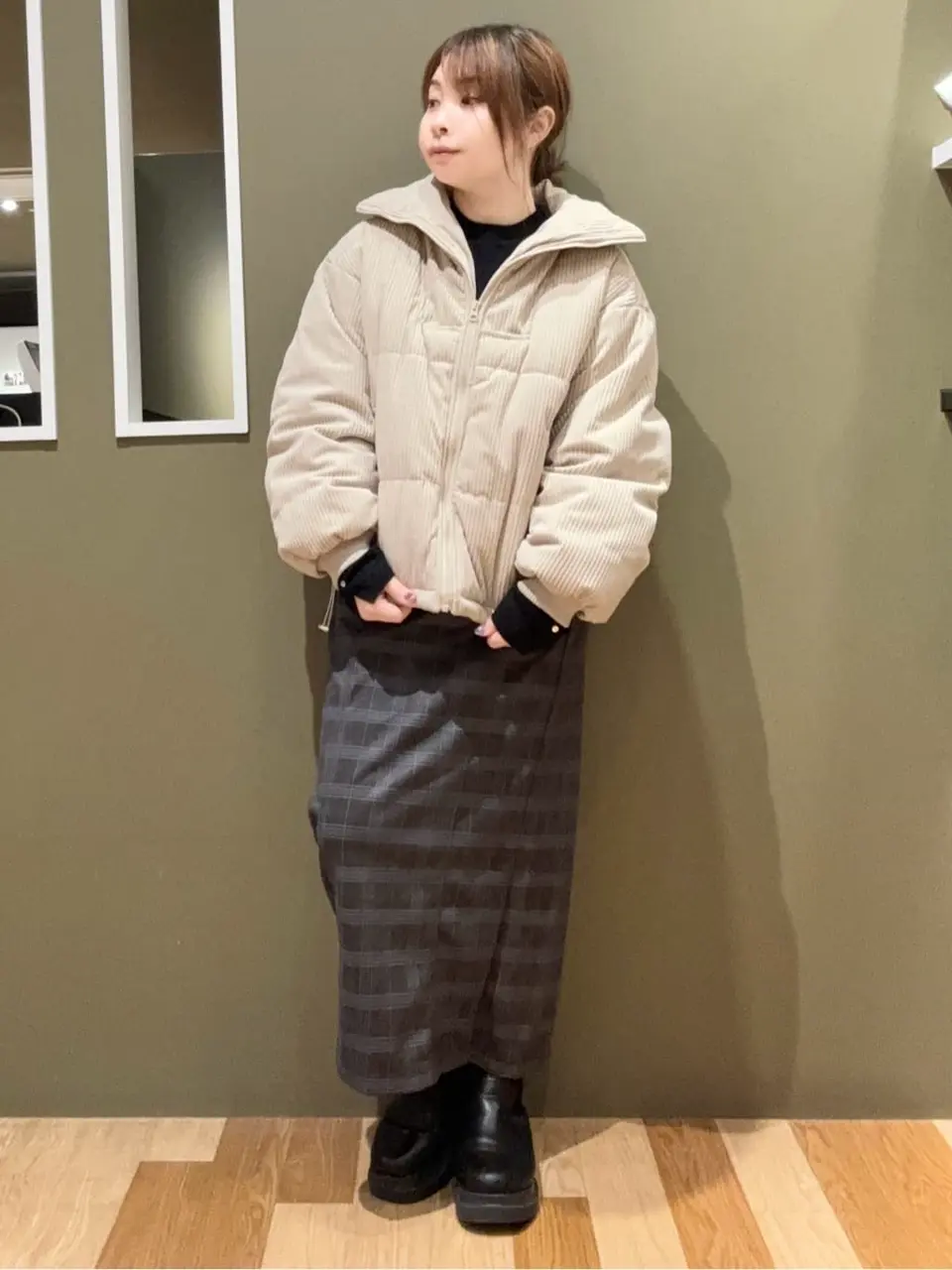 GRATEFUL DEAD 　コーデュロイ総柄 ハイスタンドパディング中綿JKT go slow caravan（ゴースローキャラバン）の「GRATEFUL DEAD x gsc