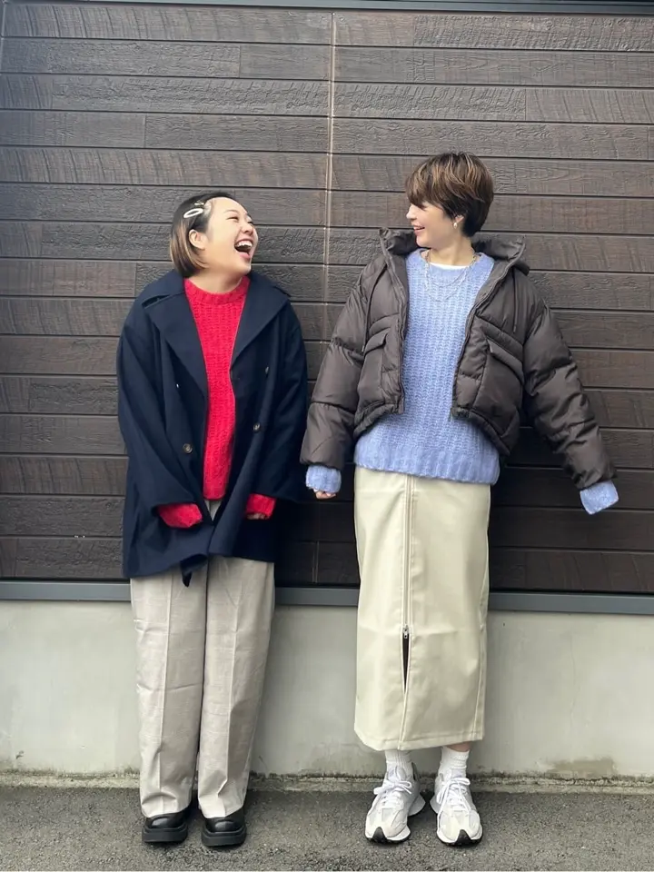 ざっくりローゲージニットプルオーバー/Green Parks（グリーン