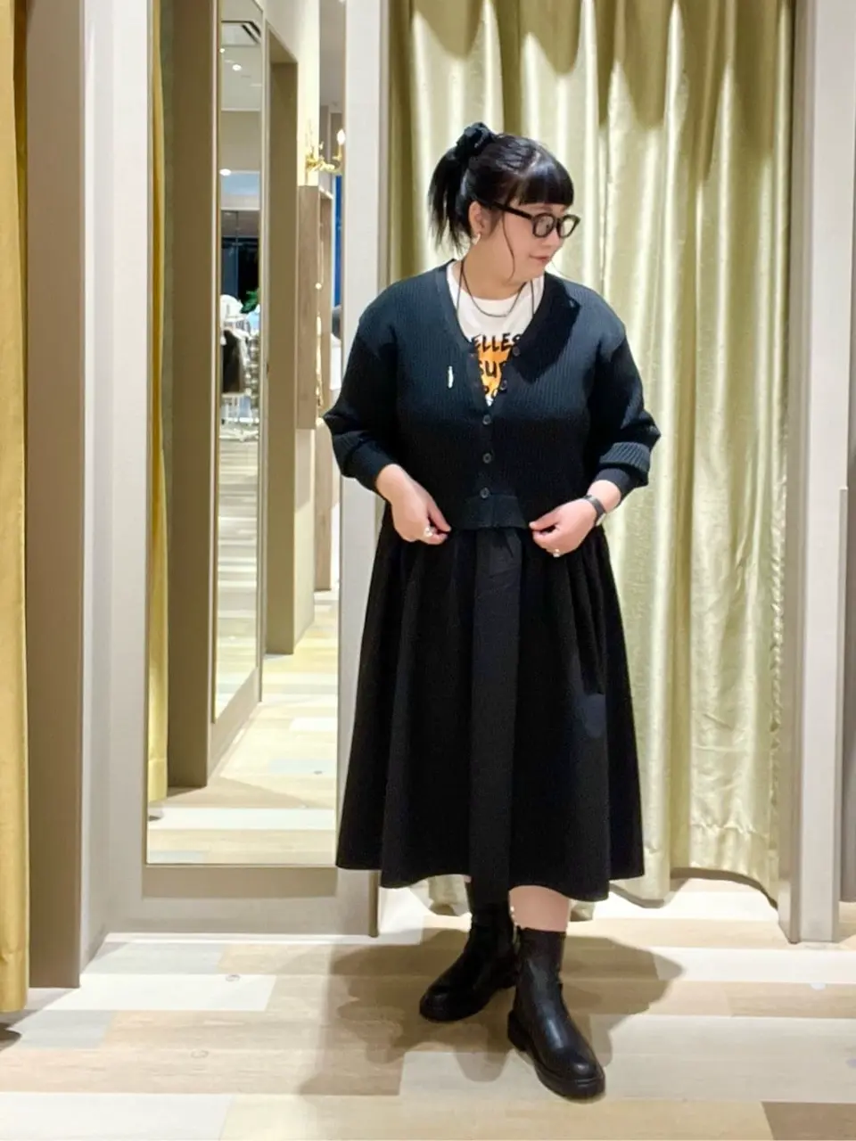 armonia.ニットドッキングワンピース/Green Parks（グリーン パークス