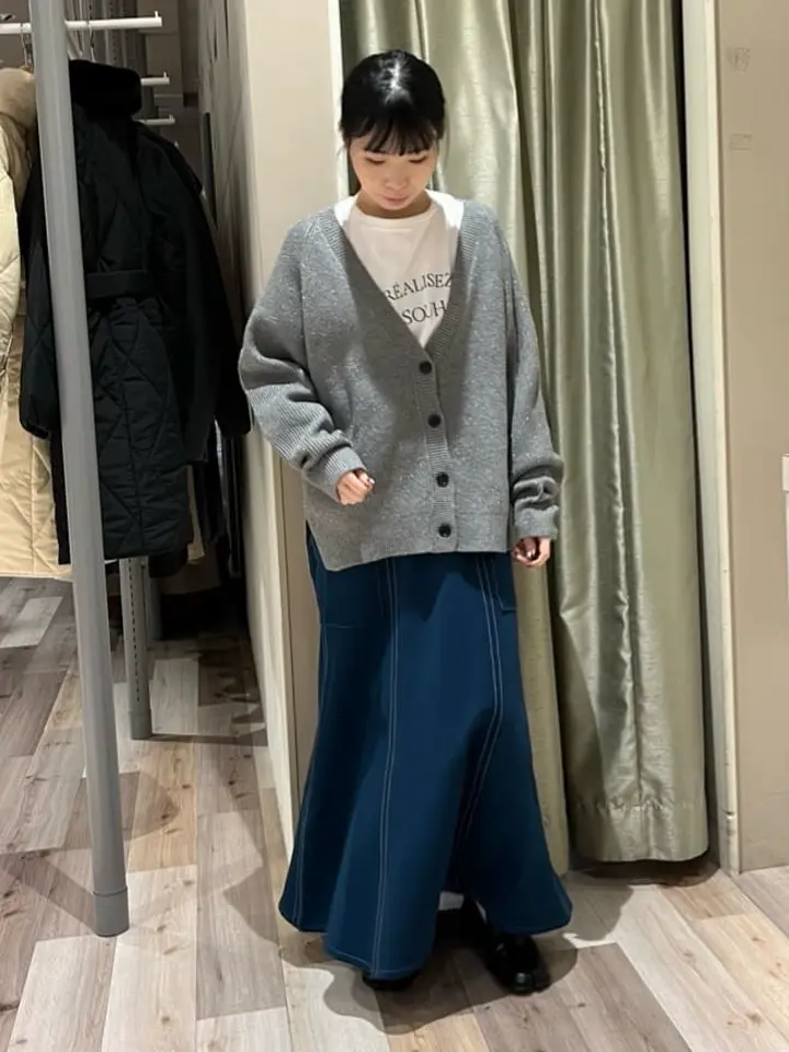 ELENCARE DUE カラーstフレアスカート/Green Parks（グリーン パークス