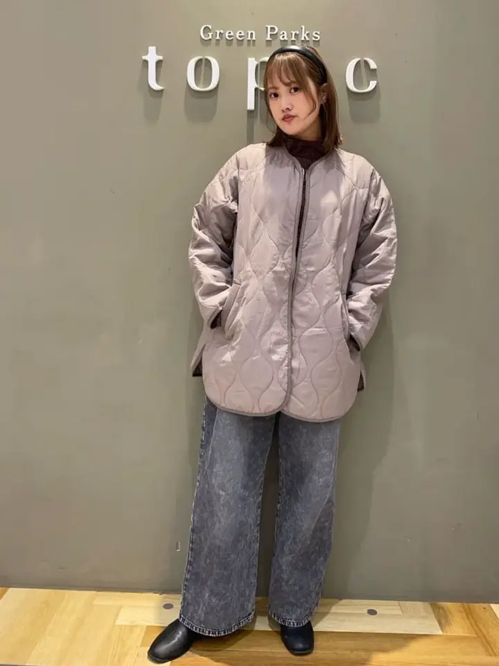 ≪USED≫撥水加工 キルティングZIPブルゾン/Green Parks（グリーン