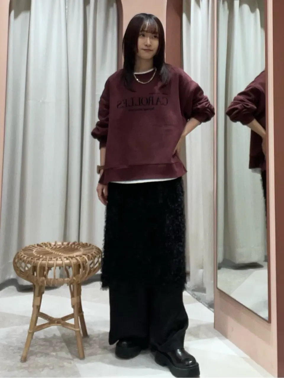 つやサテンパンツ/Green Parks（グリーン パークス）のその他パンツ