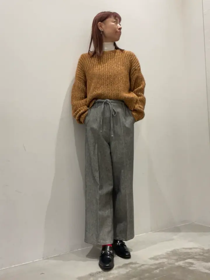 ELENCARE DUE ツイードカーブパンツ/Green Parks（グリーン パークス