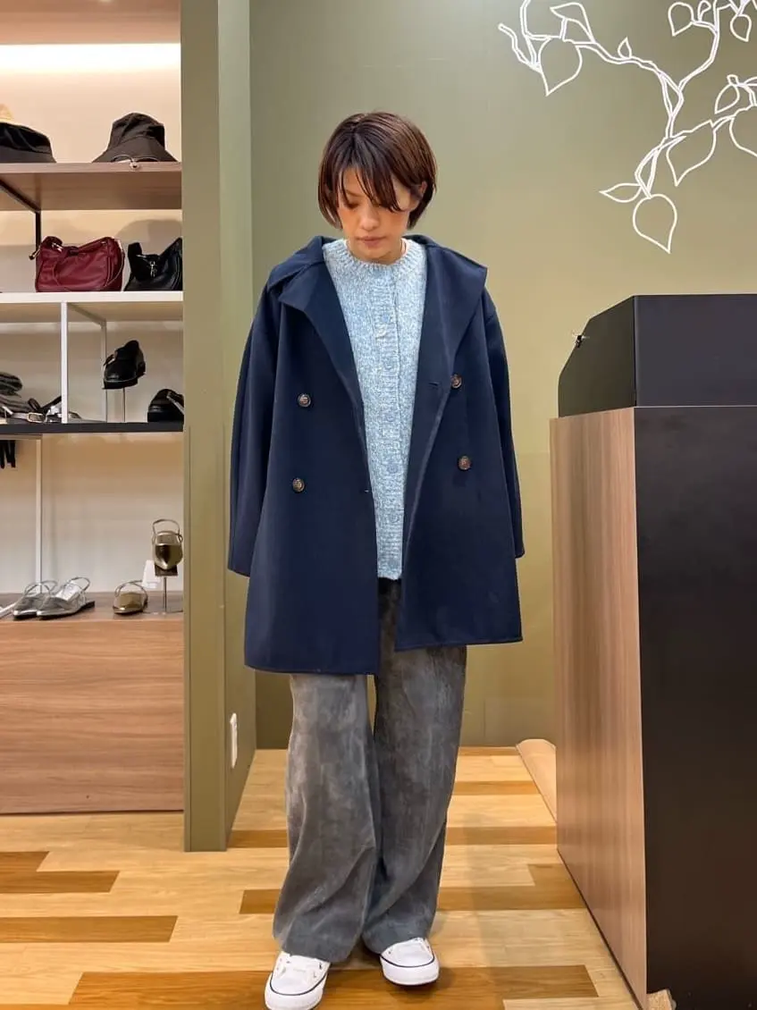 2WAYメランジMIXニットプルオーバー/Green Parks（グリーン パークス