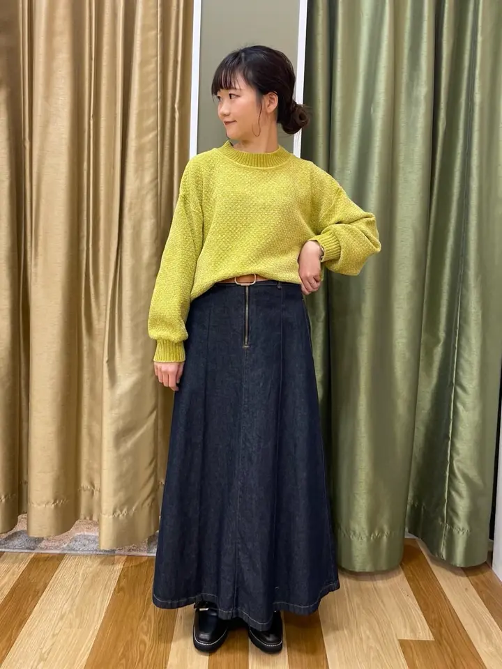 フロントZIPデニムスカート/Green Parks（グリーン パークス）のその他