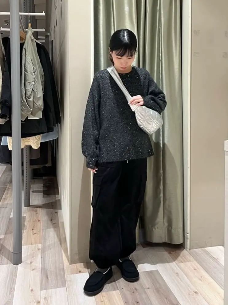 SUGAR SPOONスエードポンチカーゴパンツ/Green Parks（グリーン