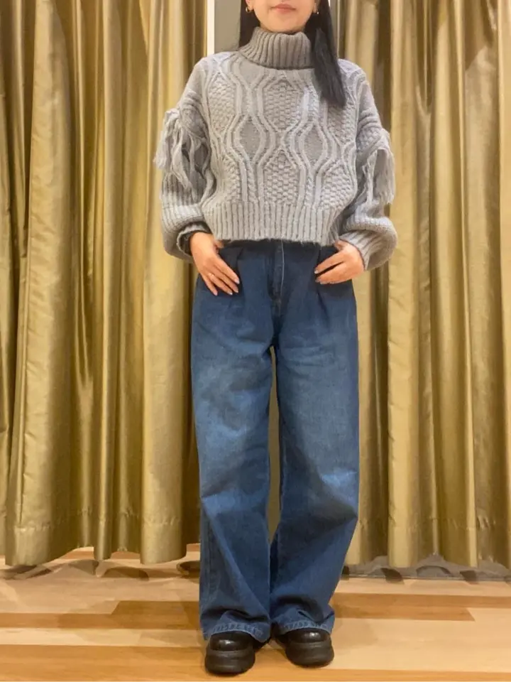 swing by フリンジタートルニット/Green Parks(グリーン パークス)の swing by フリンジタートルニット/Green Parks(グリーン パークス)の