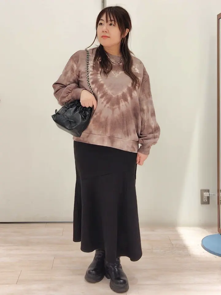 SUGAR SPOON ハートタイダイスウェット/Green Parks（グリーン