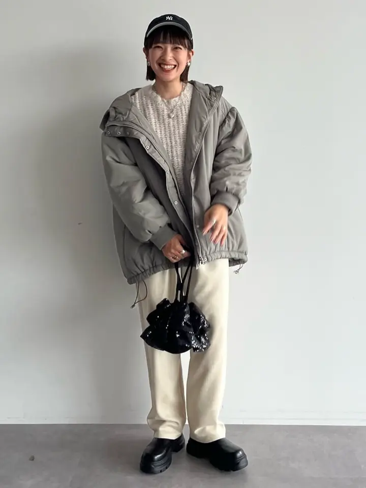 ざっくりローゲージニットプルオーバー/Green Parks（グリーン