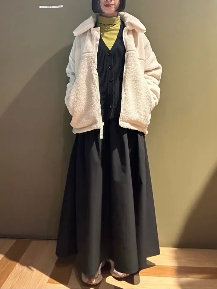 リバーシブルコンビボアブルゾン/Green Parks（グリーン パークス）の