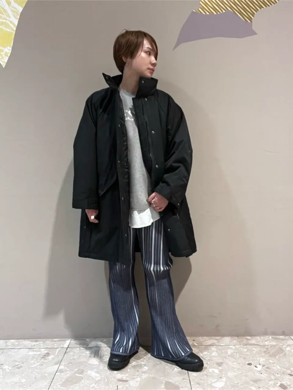 もちやわロゴニットプルオーバー/Green Parks（グリーン パークス）の