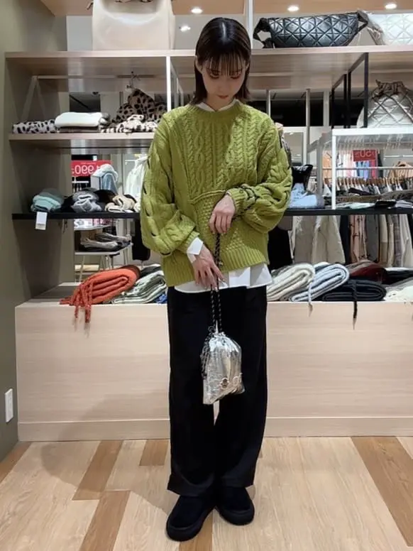 トイストーリー/メタリック巾着ポシェット/Green Parks（グリーン